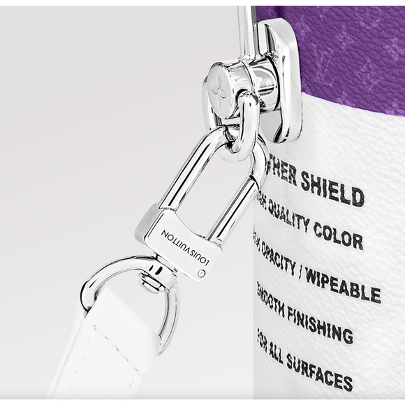 Louis Vuitton Purple LV Paint Can Monogram Top Handle Shoulder Crossbody Bag - Picture 11 of 15